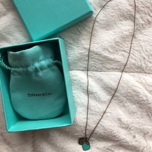 Tiffany & Co. mini double heart tag pendant
